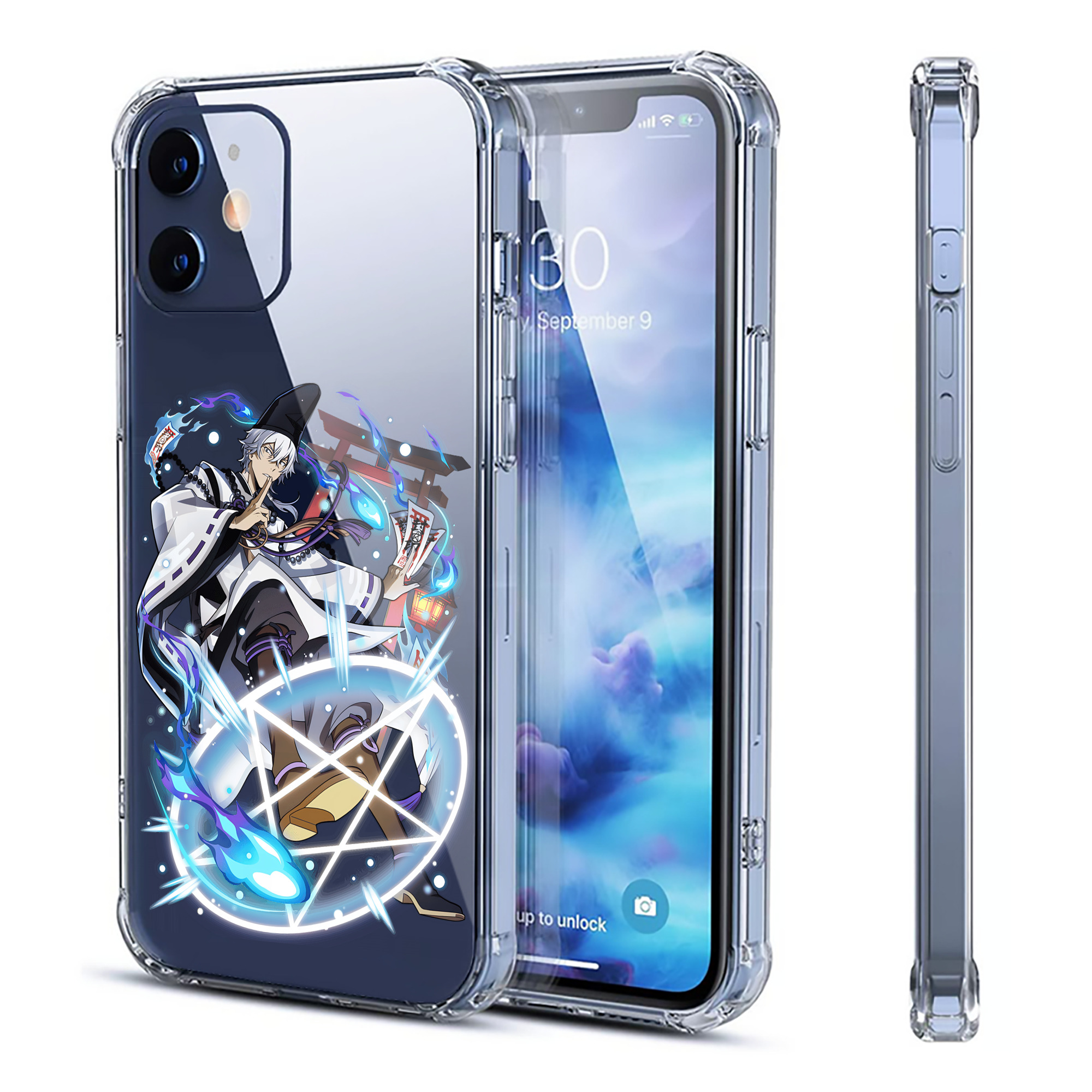 （画像用） 文豪ストレイドッグス Bungo Stray Dogs 【iPhone 12シリーズ対応】透明スマホケース（クリアソフトケース）